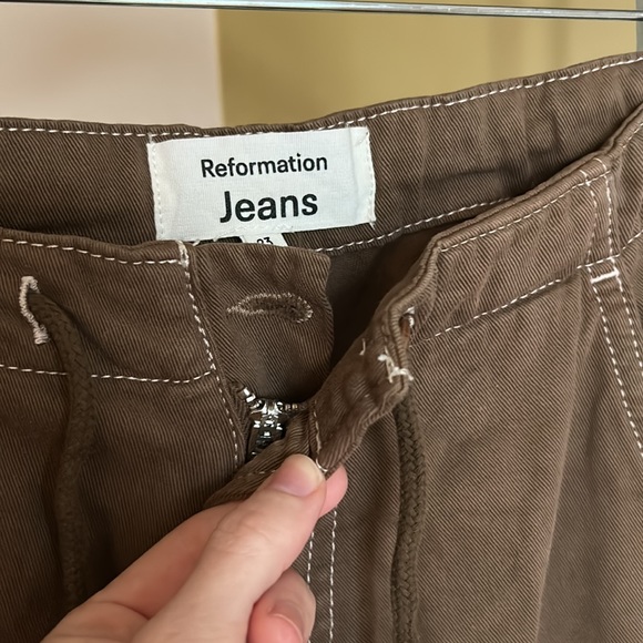 Reformation brown cargo pants - Picture 4 of 9